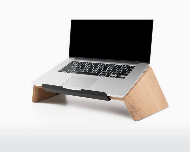 Houten Laptopstandaard Eikenhout House of Bamboo